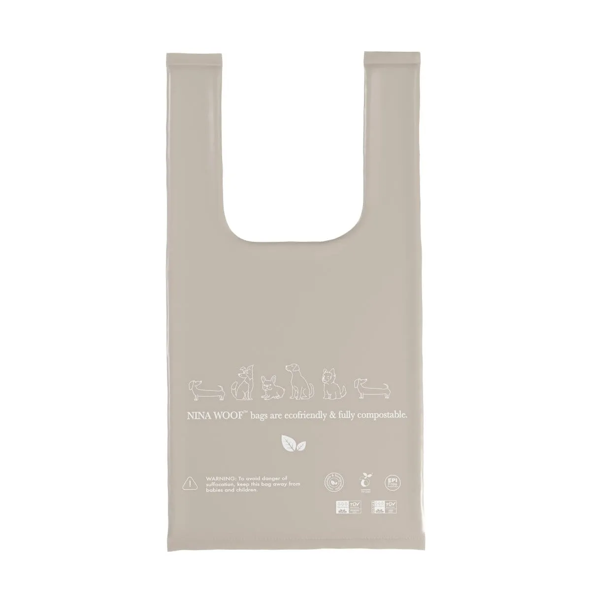 Biodegradable and Compostable Waste Bags with Handles | 200 Bags