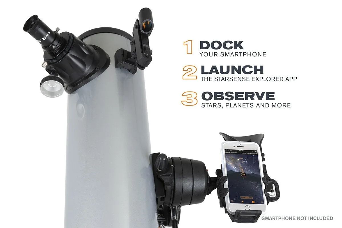 Celestron StarSense Explorer DX 130AZ Smartphone App-Enabled Newtonian Reflector Telescope - 22461