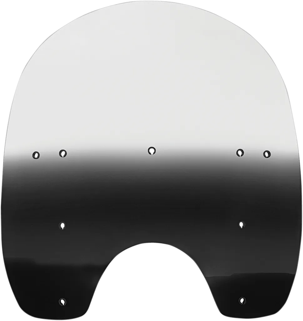 Memphis Shades MEP6281 Replacement Plastic for HD Quick-Release Compact Windshield - 17in. - Gradient Black